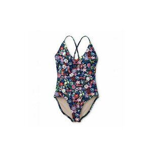NWT Tea Collection One Piece Swimsuit Caribbean Wildflowers Size Medium